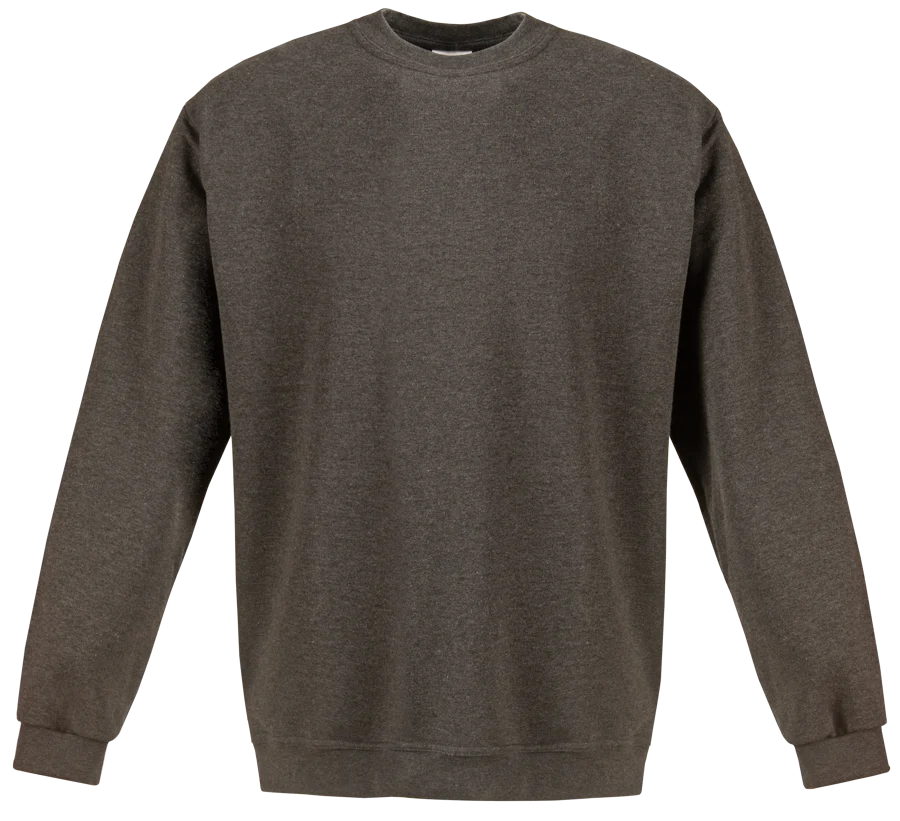 Unisex Sıfır Yaka Sweatshirt